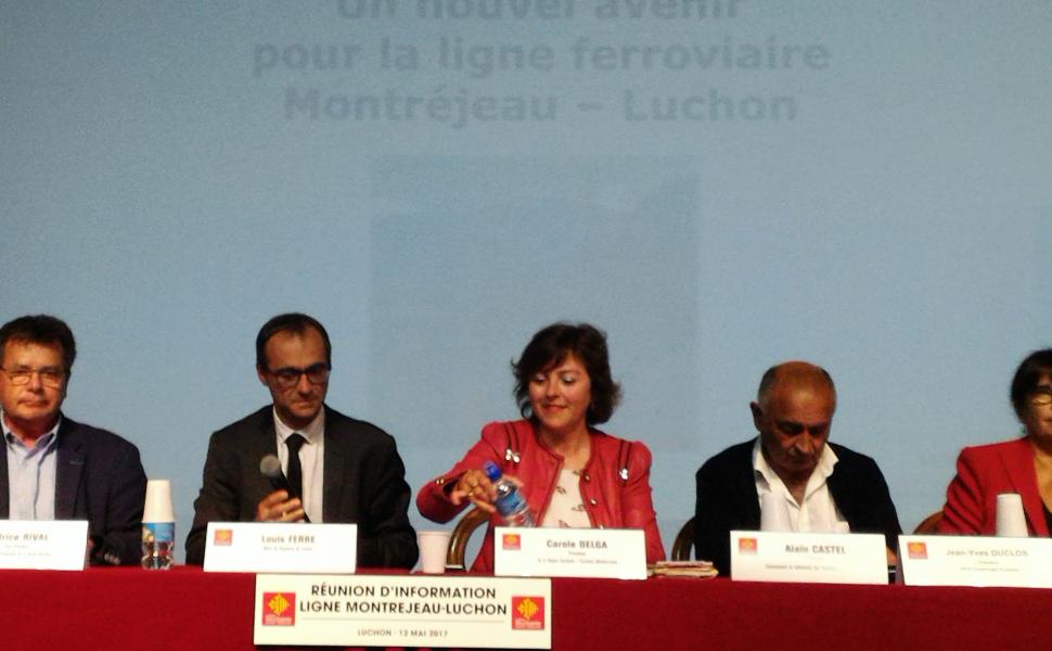 Compte-rendu de la réunion publique du 12 mai 2017 à Bagnères-de-Luchon. Quel avenir pour la ligne ferroviaire Montréjeau-Luchon ?